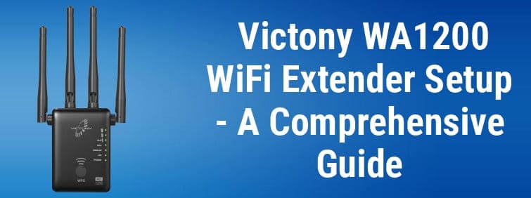 victony wa1200 wifi extender setup